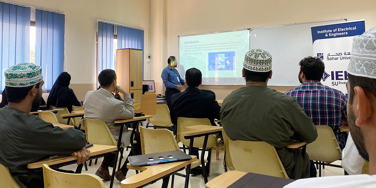 Workshop at Sohar University: From Native to No-Code in App Development